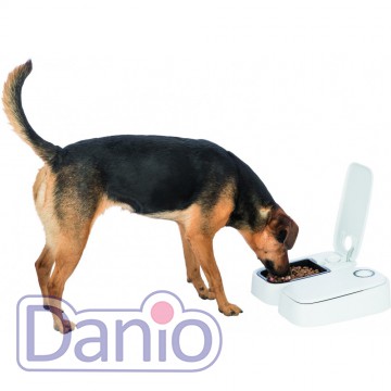 Автоматическая кормушка Trixie TX2 2х300 мл, 27х7х24 см, белая