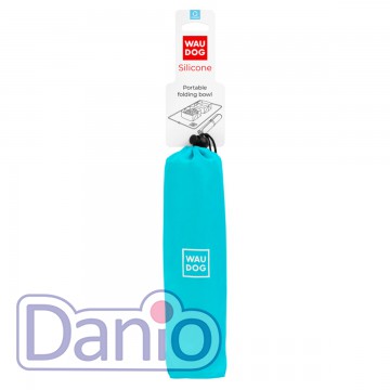 Collar (Украина) Миска складана Collar WAUDOG Silicone, 385х230х50 мм блакитний - Картинка 2