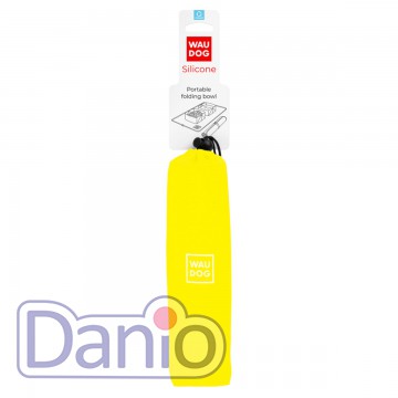 Collar (Украина) Миска складана Collar WAUDOG Silicone, 385х230х50 мм жовтий - Картинка 2