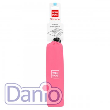 Collar (Украина) Миска складана Collar WAUDOG Silicone, 385х230х50 мм рожевий - Картинка 2