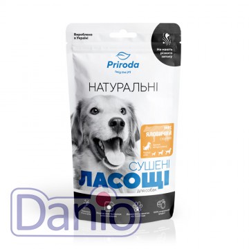 Лакомство для собак Priroda Микс говяжий сушеный, натуральный, 1
