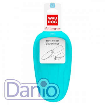 Collar (Украина) Поїлка насадка на пляшку Collar WAUDOG Silicone, розмір 16,5х9 см, блакитний - Картинка 3