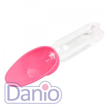Collar (Украина) Поїлка-насадка на пляшку Collar WAUDOG Silicone, розмір 16,5х9 см, рожевий - Картинка 1