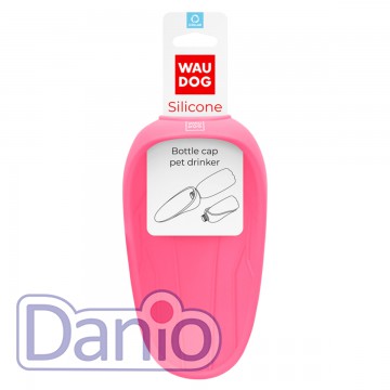 Collar (Украина) Поїлка-насадка на пляшку Collar WAUDOG Silicone, розмір 16,5х9 см, рожевий - Картинка 3