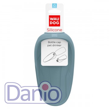 Collar (Украина) Поїлка насадка на пляшку Collar WAUDOG Silicone, розмір 16,5х9 см, сірий - Картинка 3