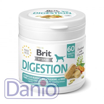 Витамины для собак Brit Vitamins Digestion, для пищеварения, 60 