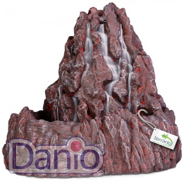 Декорация фонтан Terrario Volcano Fountain 22x23x21см