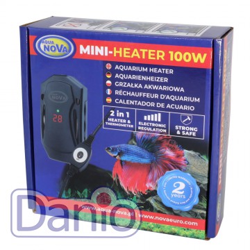 Нагреватель с электронным управлением Aqua Nova 100Вт (MINI-HEAT