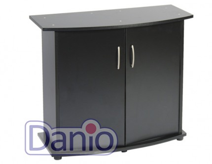 Природа Аквариумная тумба ТМ Природа, овальная 100х40, черная. - Картинка 1