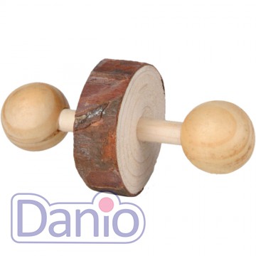 Игрушка для грызунов Trixie набор деревянных гантелей 2 шт, 4,5х