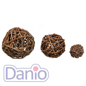 Игрушка для грызунов Trixie плетеный шар, 6 см