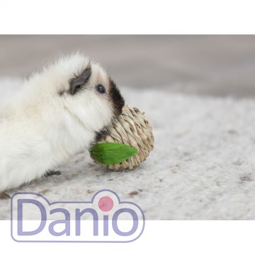 Игрушка для грызунов Trixie яблоко из кукурузной шелухи, 7 см