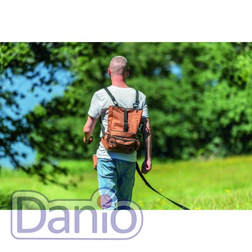 Сумка-рюкзак Trixie с поясным ремнем, пояс 55-130 см (рыжая)