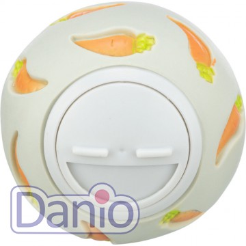 Игрушка для грызунов Trixie шар для лакомства пластик 7 см