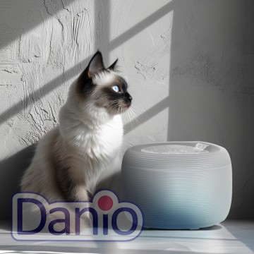 Collar (Украина) Фонтан-поїлка для котів та собак Collar WAUDOG з підсвічуванням 2,5 л, білий - Картинка 4