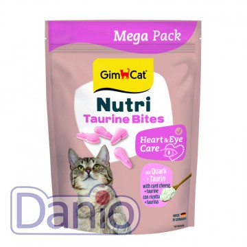 Витамины для кошек GimCat NUTRI TAURINE BITES QUARK с сыром и та
