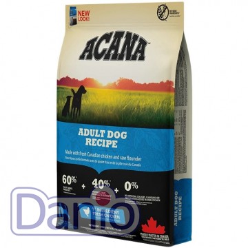 Сухой корм для собак всех пород ACANA Adult Dog Recipe 6 кг, с к