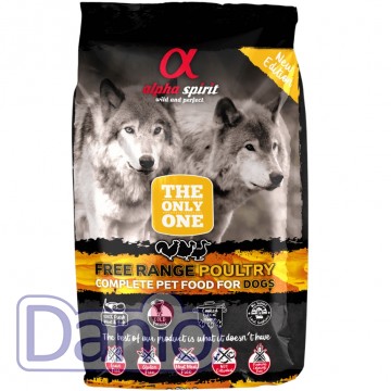 Сухой корм ALPHA SPIRIT The Only One Poultry 3кг, для собак всех