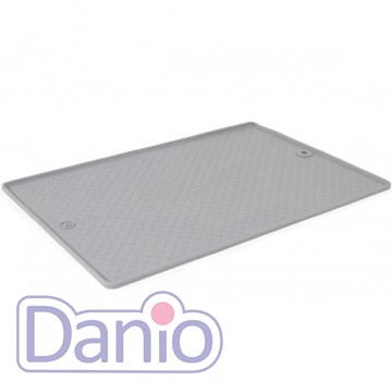 Dexas Килимок антиковзкий DEXAS Pet Bowl Grippmat SM, під миски для тварин, світло-сірий - Картинка 2