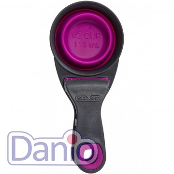 Мерный стакан DEXAS Collapsible KlipScoop с клипсой 120мл, для к