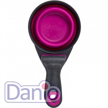 Мерный стакан DEXAS Collapsible KlipScoop с клипсой 240мл, для к