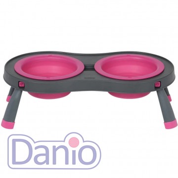 Двойная миска DEXAS Double Elevated Feeder Large на складной под