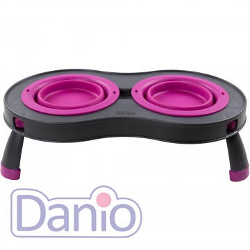 Двойная миска DEXAS Double Elevated Feeder Small на складной под