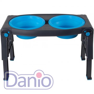 Двойная миска DEXAS Adjustable Height Pet Feeder с регулируемыми