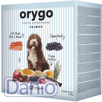 Полувлажный корм ORYGO Salmon 3,6 кг, для взрослых собак всех по