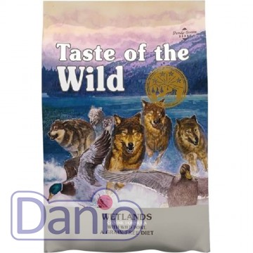 Сухой корм TASTE OF THE WILD WetlandsCanine Formula 12,2кг, для 