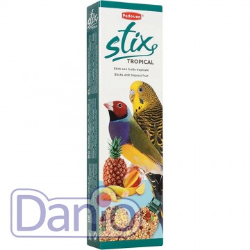 Лакомство PADOVAN Stix Tropical cocor/es 80г, для волнистых попу