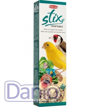 Лакомство PADOVAN Stix Vegetable Canarini 80г, для канареек