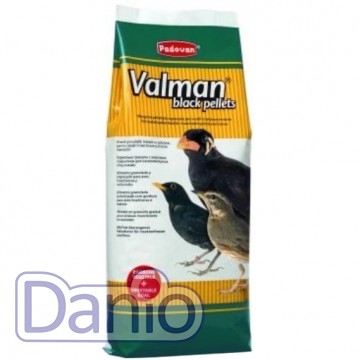 Полнорационный корм PADOVAN Valman Black Pellets 1кг, для насеко