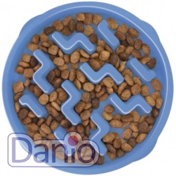 Outward Hound Миска-лабіринт OUTWARD HOUND Fun Feeder, для собак 5.1 х 29.2 см, блакитний - Картинка 2