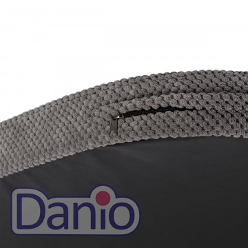 Лежанка для собак WAUDOG Relax, Дорис велюр 100х70 серая