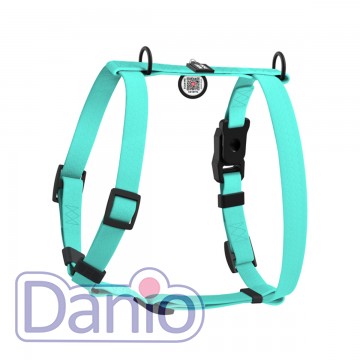 Шлея для собак водостойкая WAUDOG Magnet S 15мм/32-52см тиффани