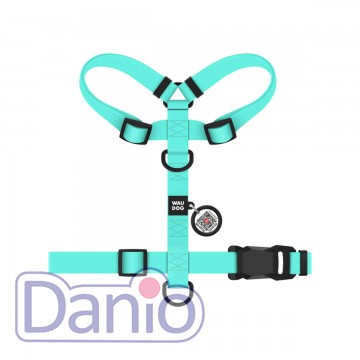 Шлея для собак водостойкая WAUDOG Magnet S 15мм/32-52см тиффани