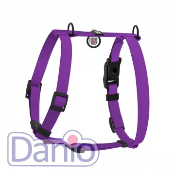 Шлея водостойкая WAUDOG Magnet L 25мм/61-100см фиолетовый