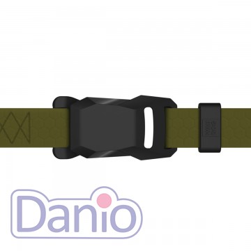 Шлея для собак водостойкая WAUDOG Magnet S 15мм/32-52см хаки