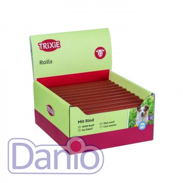 Trixie Лакомство Trixie Chewing Stick with Tripe and Salami Flavour, bulk для собак Палочка жевательная прессованная с салями 20 см 80  - Картинка 1
