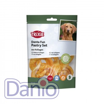 Trixie Лакомство Trixie Denta Fun pastry set, collagen д/собак набор с курицей 100 g - Картинка 1