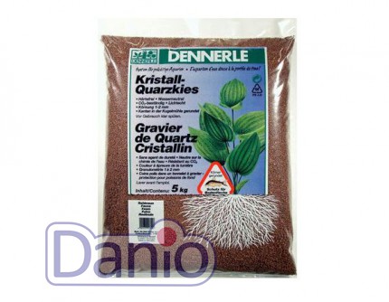 Dennerle Ґрунт Dennerle Kristall-Quarz 1-2 мм, світло-коричневий, кварц 5 кг. - Картинка 1