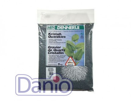 Dennerle Ґрунт Dennerle Kristall-Quarz 1-2 мм, темно-зелений, кварц 5 кг. - Картинка 1