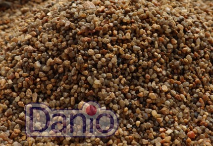 Грунт для акваріума кварцовий окатаний 2-3мм бурштиновий