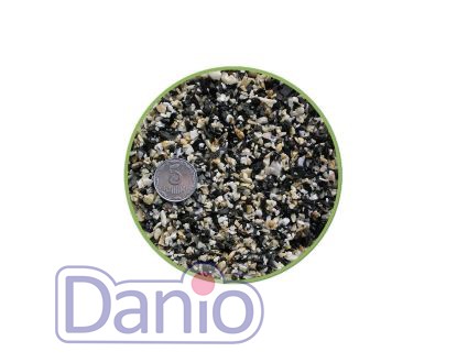 Nechay ZOO Грунт Nechay ZOO чорно-білий дрібний 2-5мм, базальт та мармур 10 кг. - Картинка 1