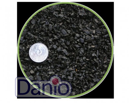 Nechay ZOO Ґрунт Nechay ZOO чорний дрібний 2-5мм, базальт 10 кг. - Картинка 1