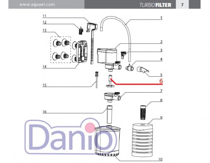 Aquael Ротор Aquael для Turbo-1000, Circulator-1000, Aquajet PFN-1000 ...