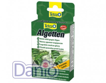 Tetra Aqua Algetten 12 таблеток, контроль обростаний на 240л 