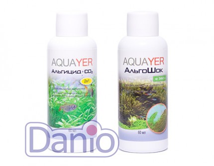 Набор Aquayer Альгицид+СО2+Альгошок 60 мл