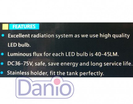 Светильник светодиодный SunSun SL-800, 80 см